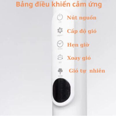 Quạt đứng điều hòa Dionic DLF-1400RW – Màu trắng sang trọng, 3 chế độ gió linh hoạt - Ảnh 2