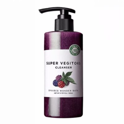 Sữa rửa mặt rau củ Wonder Bath Super Vegitoks cleanser 300ml - Ảnh 2