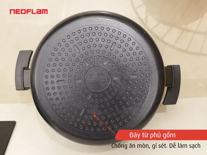 Hình 11 - Bộ 7 de chef Đáy từ phủ gốm chống ăn mòn