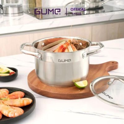 Bộ 3 nồi inox GUME Hàn Quốc 5 lớp đáy - Ảnh 4