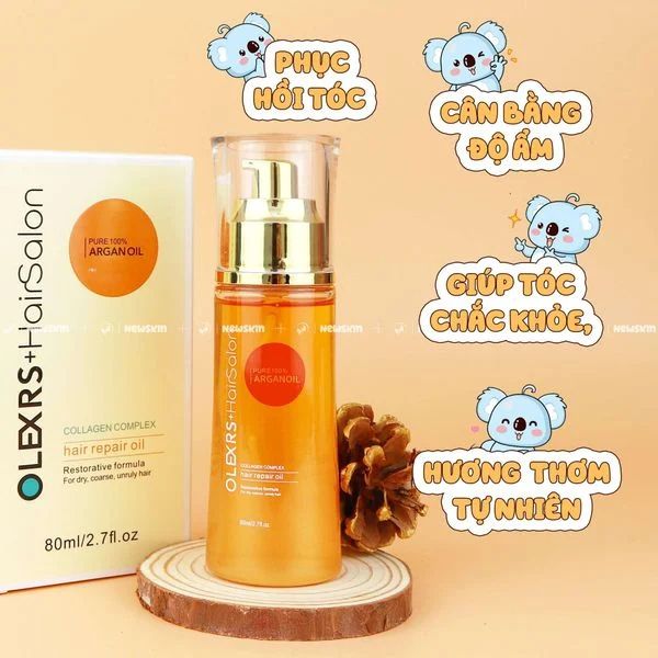 Tinh chất Dầu Dưỡng Tóc Olexrs Collagen Complex Hair Repair Oil thẩm thấu nhanh
