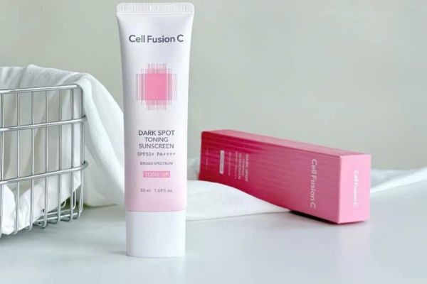 Kem chống nắng Cell Fusion C hồng nâng tone tự nhiên chính hãng Hàn Quốc