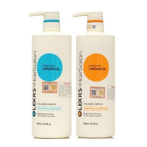 Bộ dầu gội xả Olexrs Hair Salon Argan Oil chính hãng Anh Quốc