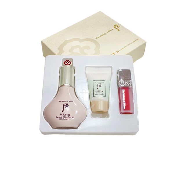 Hình ảnh Bộ Kem BB Whoo Radiant White Sun BB SPF45/PA+++ nguyên hộp sang trọng