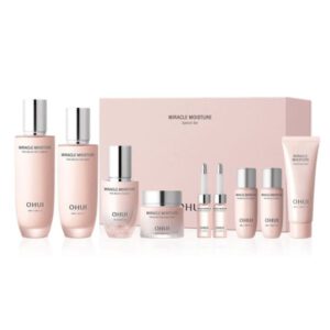 Bộ Dưỡng Da OHUI Hồng Miracle Moisture chính hãng Hàn Quốc