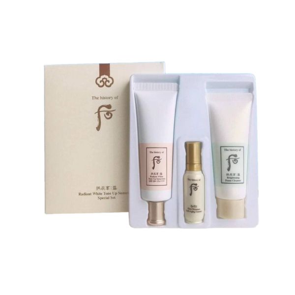 Hình ảnh Bộ Kem Chống Nắng Whoo Radiant White Sun Essence 50ml chính hãng The History of Whoo