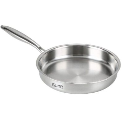 Chảo inox 304 không phủ chống dính Gume nguyên khối 26 cm, bền đẹp và an toàn