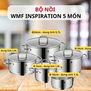 Hình 1 - Bộ nồi WMF Inspiration 5 món