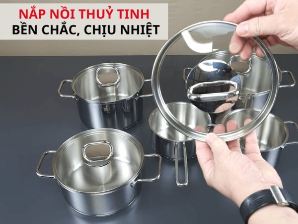 Bộ nồi WMF Inspiration 5 món (1 quánh, 4 nồi) - Hình ảnh 3