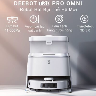 Robot hút bụi lau nhà Ecovacs Deebot T30 Pro Omni - Ảnh 3