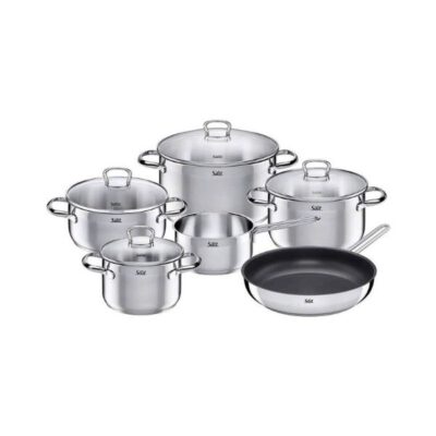 Bộ nồi inox cao cấp Silit Scalea sét 6 đầy đủ 6 món sang trọng