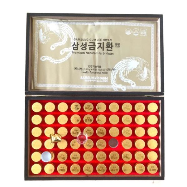 Danh sách thảo dược trong An Cung Ngưu Hoàng Hoàn Samsung như ngưu hoàng, hoài sơn, xạ hương