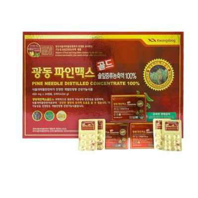 Tinh dầu thông đỏ Kwangdong hộp 120 viên nguyên seal
