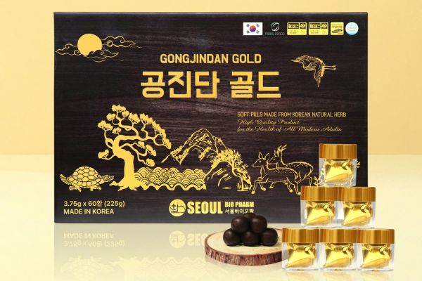 Thành phần an cung trầm hương 60 viên Seoul BioPharm với viên hoàn và thảo dược nổi bật