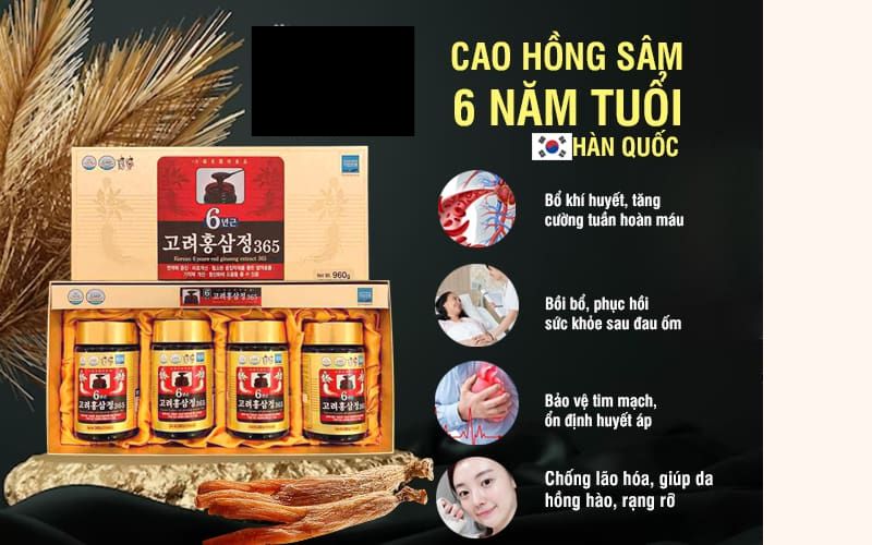Người cao tuổi uống Cao Hồng Sâm 365 tăng cường sức khỏe