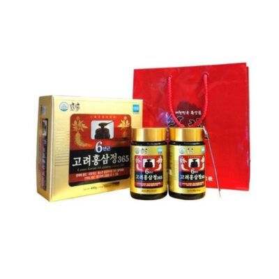 Set 2 lọ Cao Hồng Sâm 365 Hàn Quốc nguyên bộ