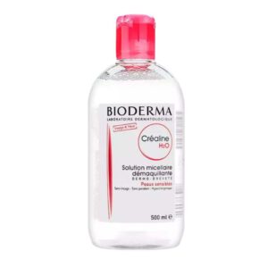 Tẩy trang Bioderma Crealine H2O màu hồng cho da nhạy cảm