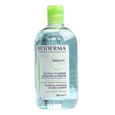 Nước tẩy trang Bioderma Sébium H2O màu xanh cho da dầu mụn