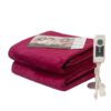 Chăn điện sưởi nhung Hanil Hàn Quốc màu đỏ đô, chất liệu nhung cao cấp, 7 chế độ nhiệt, kích thước 1.5x1.8m, an toàn, tiết kiệm điện, hàng chính hãng Hàn Quốc.