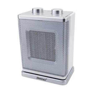 Quạt sưởi gốm Steba KH4 màu đen, thiết kế hiện đại, công suất 1800W dùng cho gia đình trong mùa đông