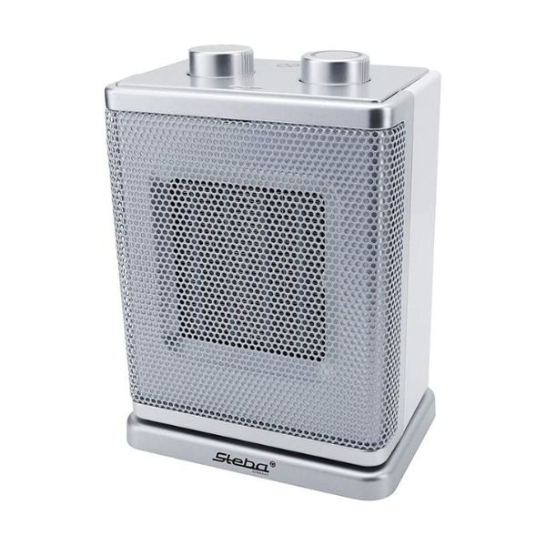 Quạt sưởi gốm Steba KH4 màu đen, thiết kế hiện đại, công suất 1800W dùng cho gia đình trong mùa đông