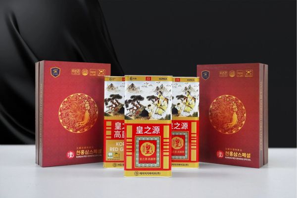 Hồng Sâm Hàn Quốc HG Bio hộp thiếc làm quà biếu sức khỏe cao cấp