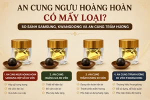 An Cung Ngưu Hoàng Hoàn có mấy loại Samsung Hộp Gỗ Hoàng Gia Trầm Hương và Kwangdong