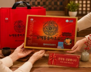 Quà biếu đông trùng hạ thảo Hàn Quốc cao cấp dành cho người cao tuổi