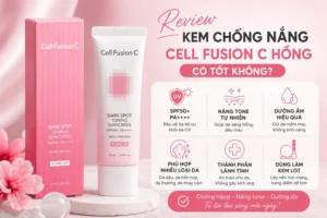 Review kem chống nắng Cell Fusion C Hồng có tốt không SPF50+ PA++++